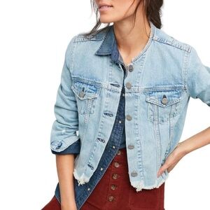 MCGUIRE Marfa Denim Jacket in Swiss Society Size XS